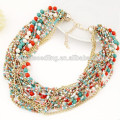 Hot sale ethnic mix match elegant beaded necklace